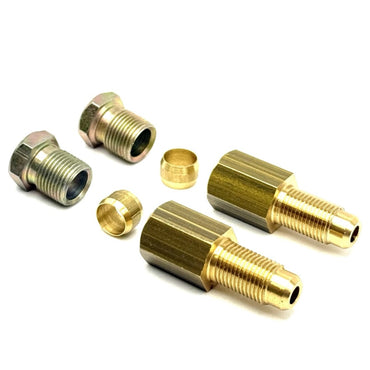2 x LPG gpl Autogas 6mm to 8mm Flexi, copper, Hose Fitting Connector stepper.
