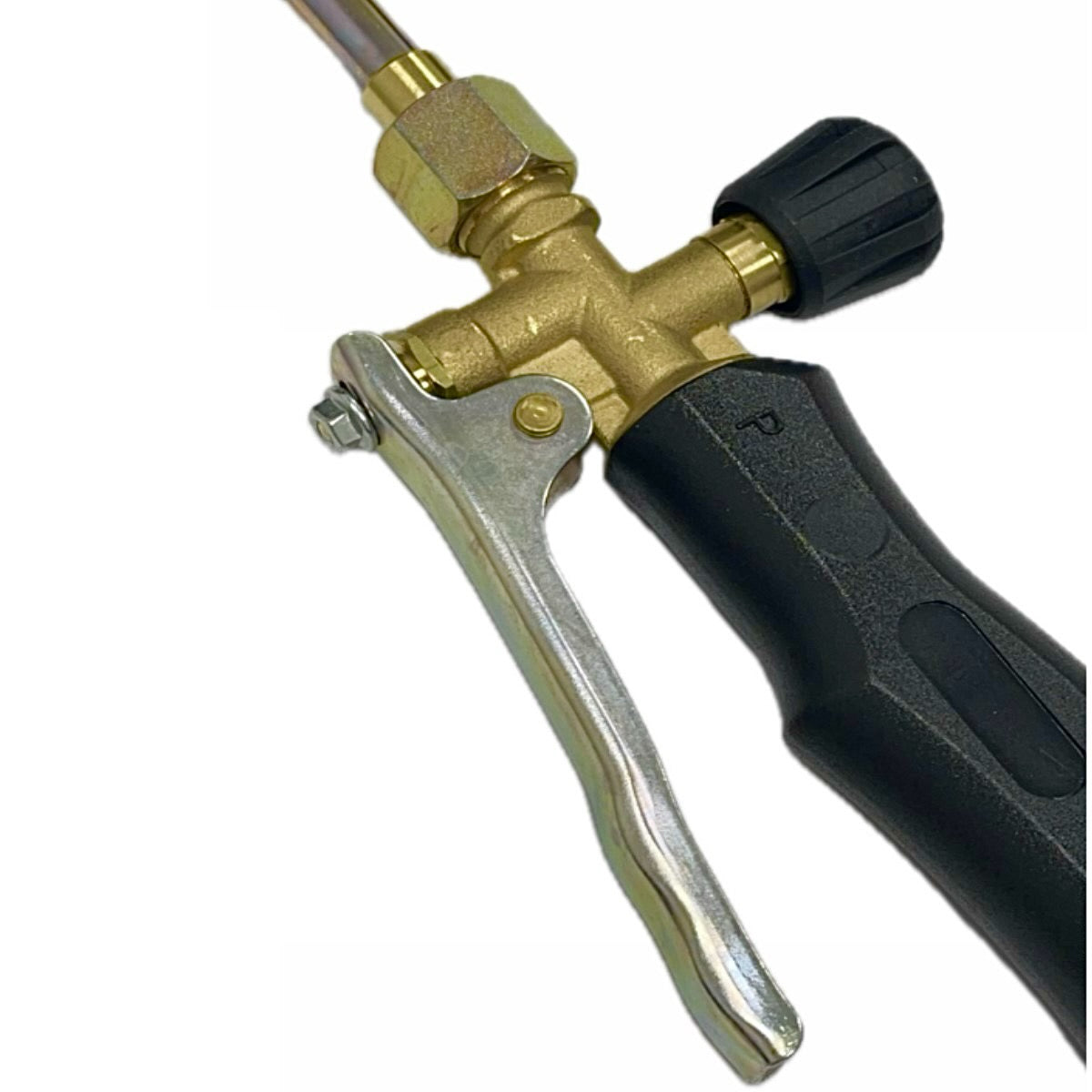 Torch Weed Burner 22mm nozzle + Adjustable High Pressure LPG Regulator 21.8mm LH - 10kg/h + 2m Hose