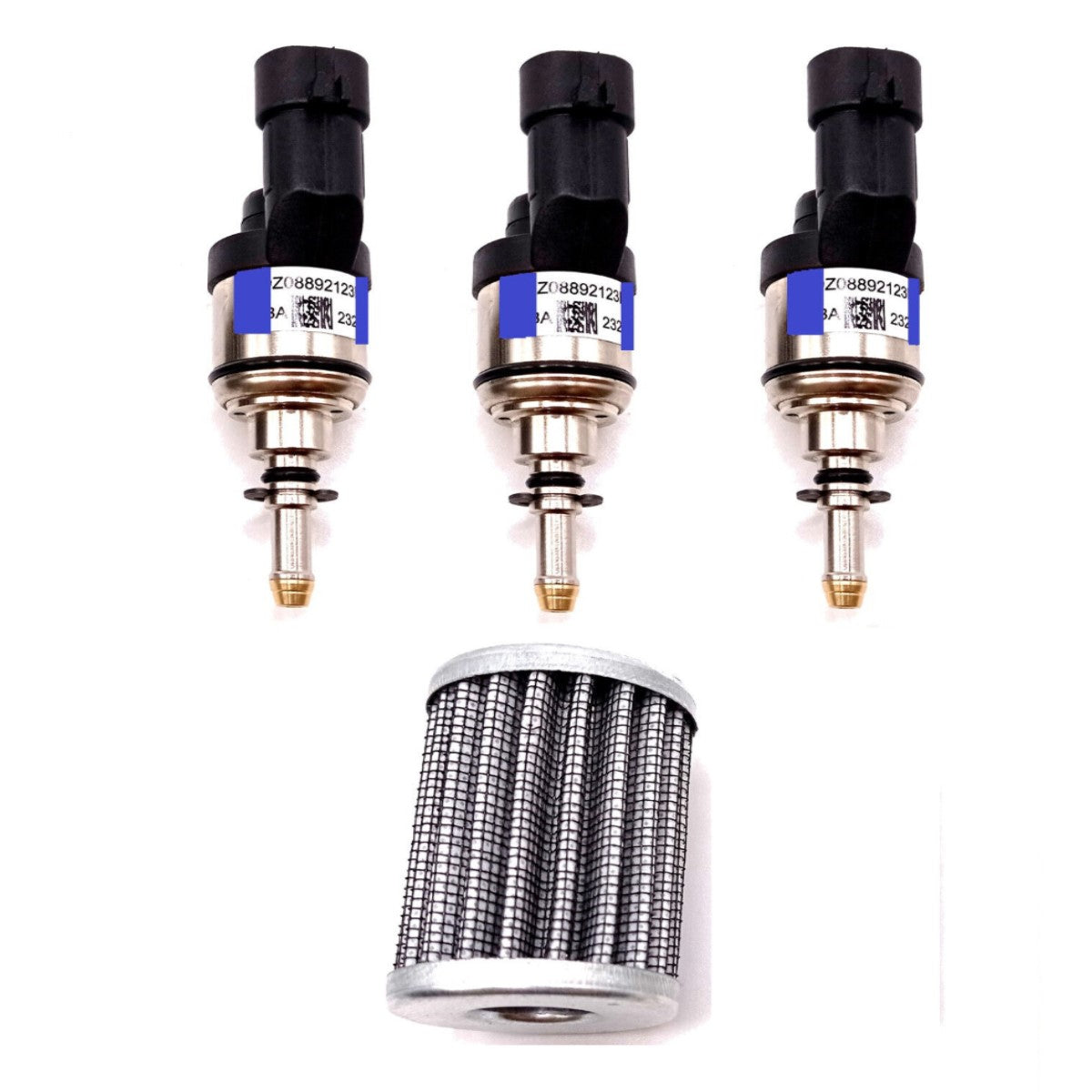 3 X BRC MTM Type Blue LPG Injectors NEW model + VAPOUR FILTER