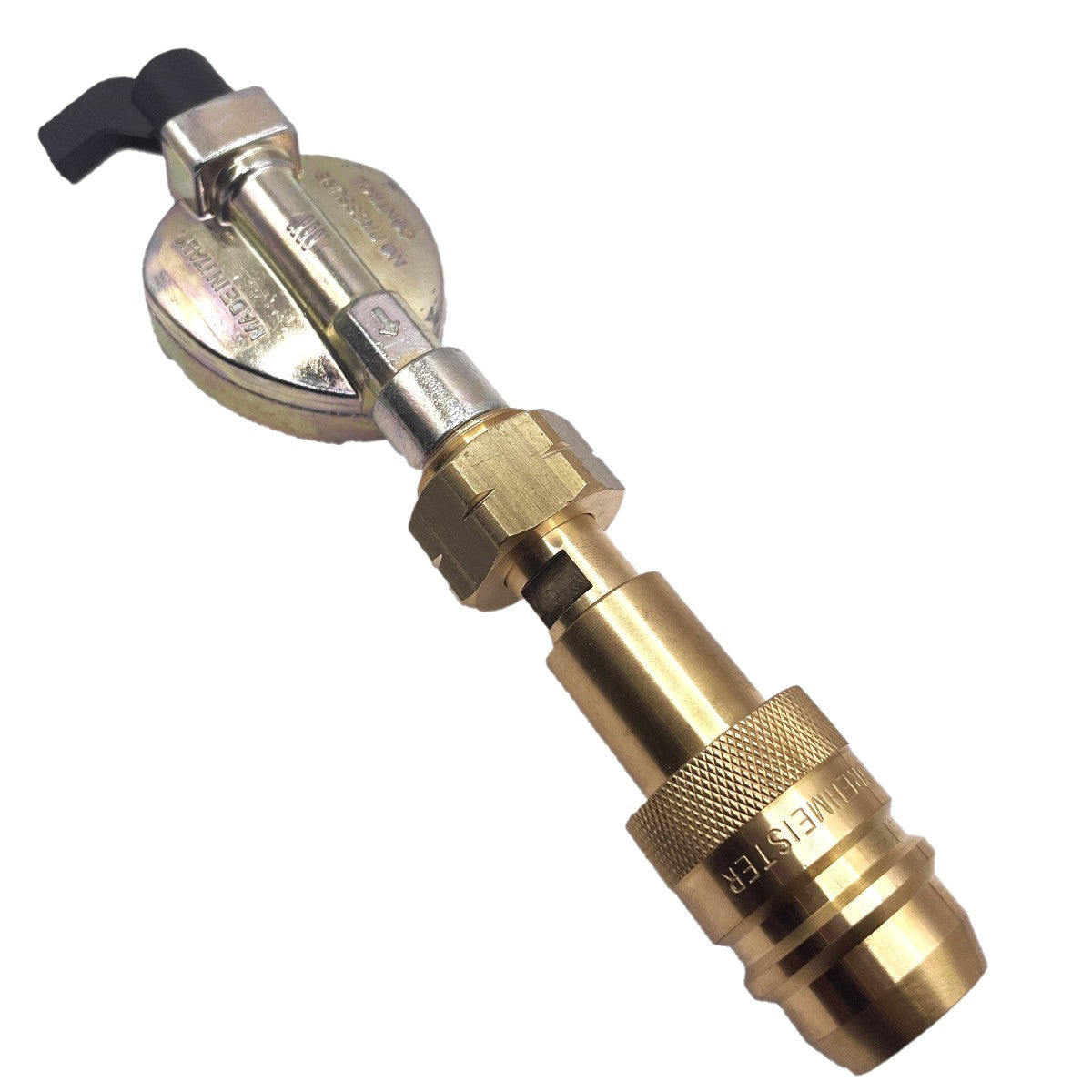 LPG Gas Bottle Refill Adapter Euronozzle 22mm Clip On Type Cylinder Filler