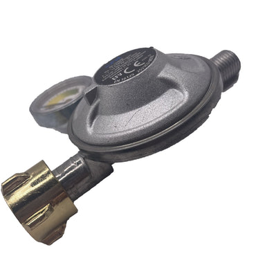 LPG Propane Gas pressure regulator 50 mbar 1.5kg/h with pressure gauge
