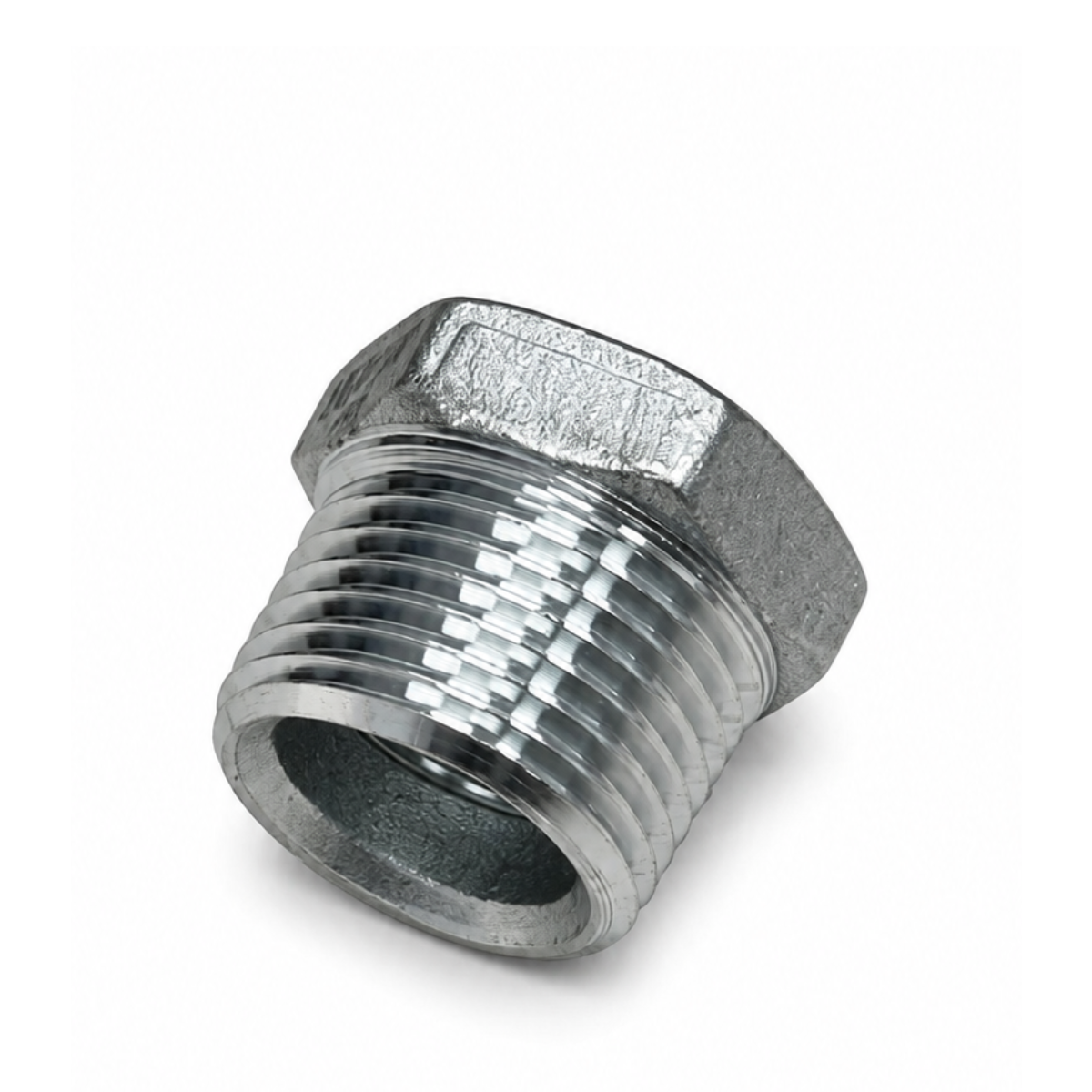 Screwed Steel Hexagon Reducing Bush nut 3/8" x 1/4" Forklift