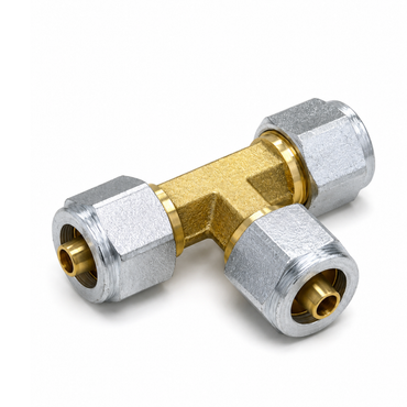LPG Autogas T piece, 3 way 8mm Flexible FARO Pipe Hose Connector Extension