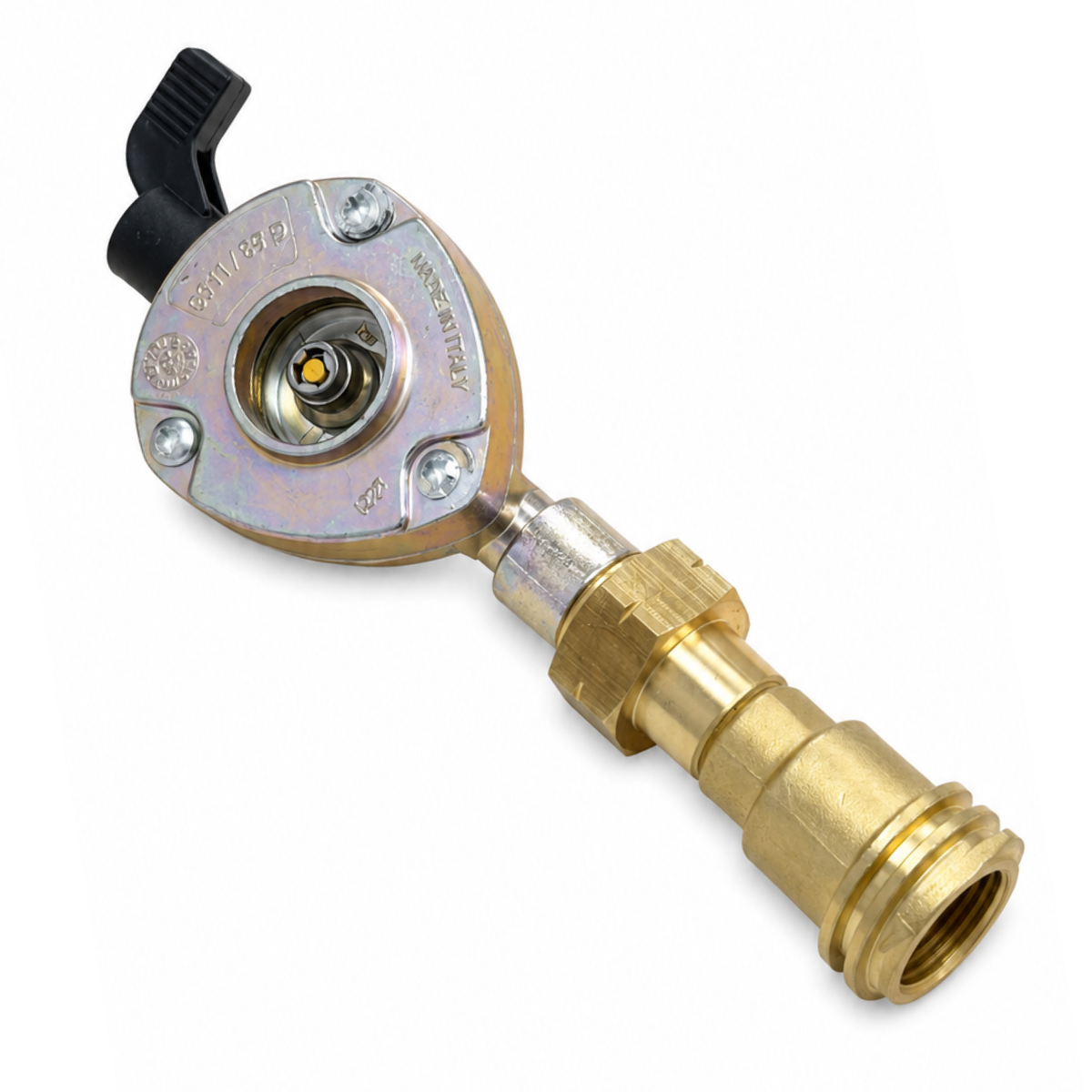 QCC1 ACME G.9 Adapter 1-5/16" RH to 21mm Clip-On Propane Gas Bottle Valve