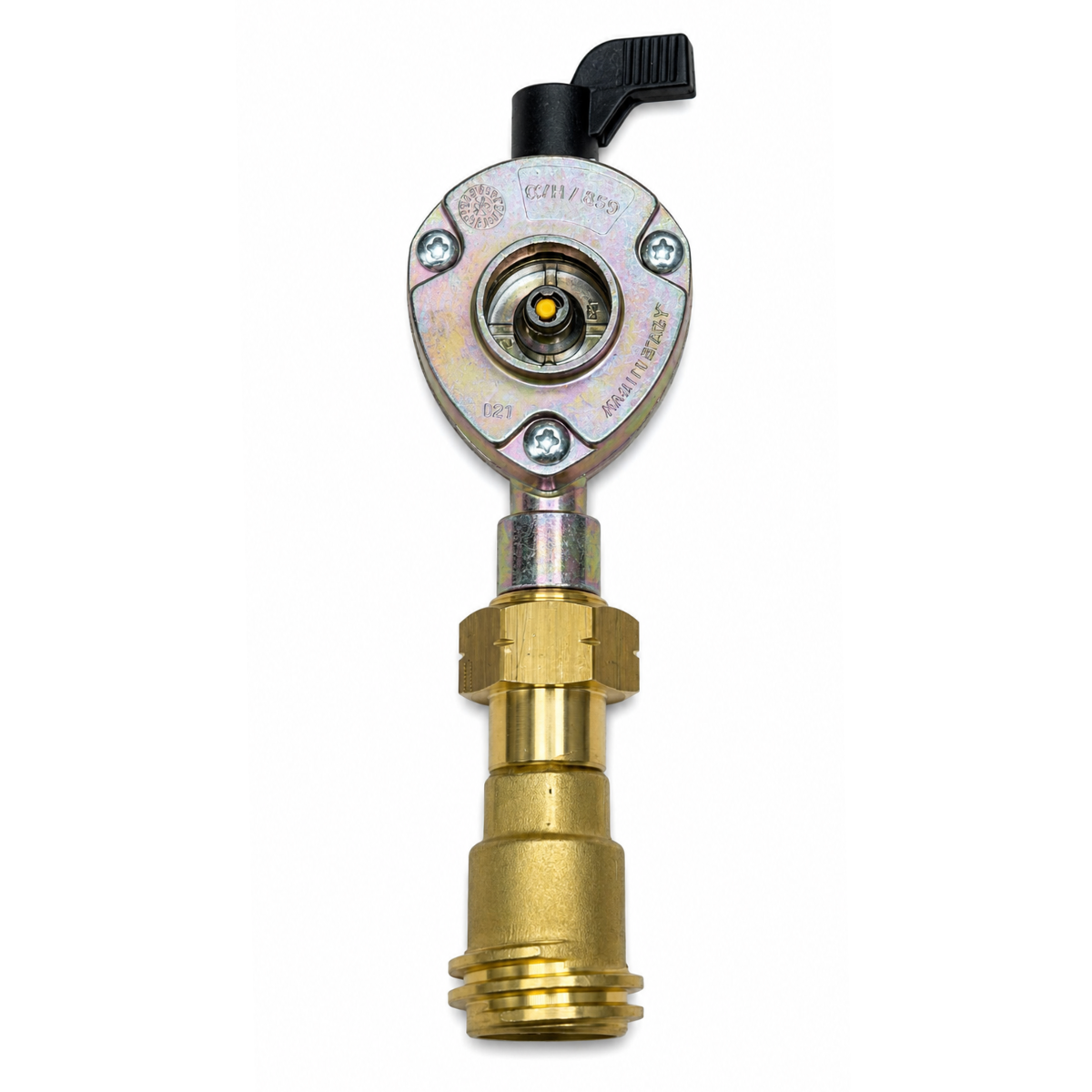 QCC1 ACME G.9 Adapter 1-5/16" RH to 21mm Clip-On Propane Gas Bottle Valve