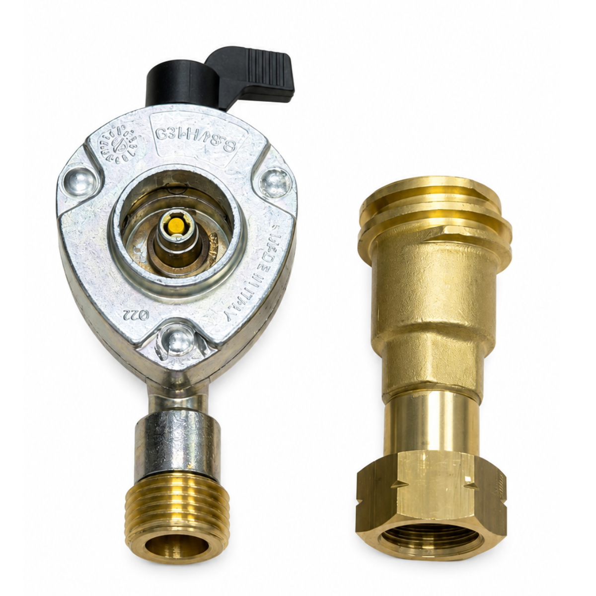 QCC1 ACME G.9 Adapter 1-5/16" RH to 22mm Clip-On Propane Gas Bottle Valve