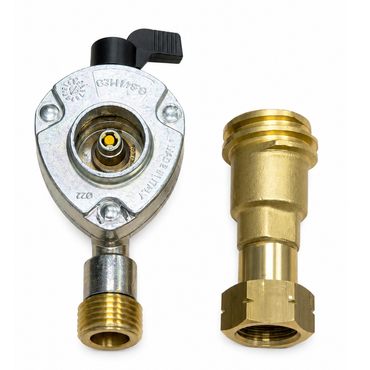 QCC1 ACME G.9 Adapter 1-5/16" RH to 22mm Clip-On Propane Gas Bottle Valve