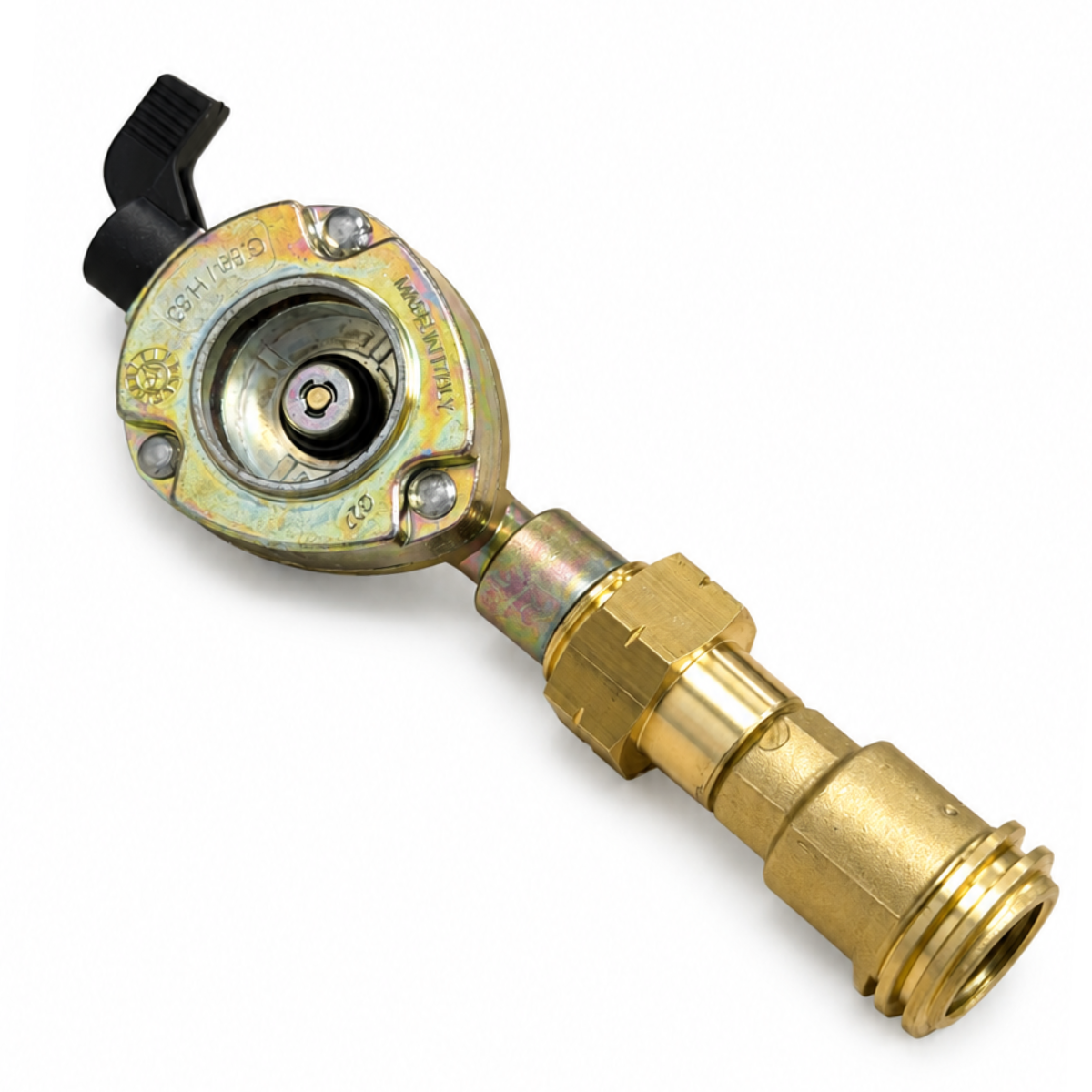 QCC1 Acme adapter (G.9)  1-5/16" right-hand to 27mm clip on gas bottles valves