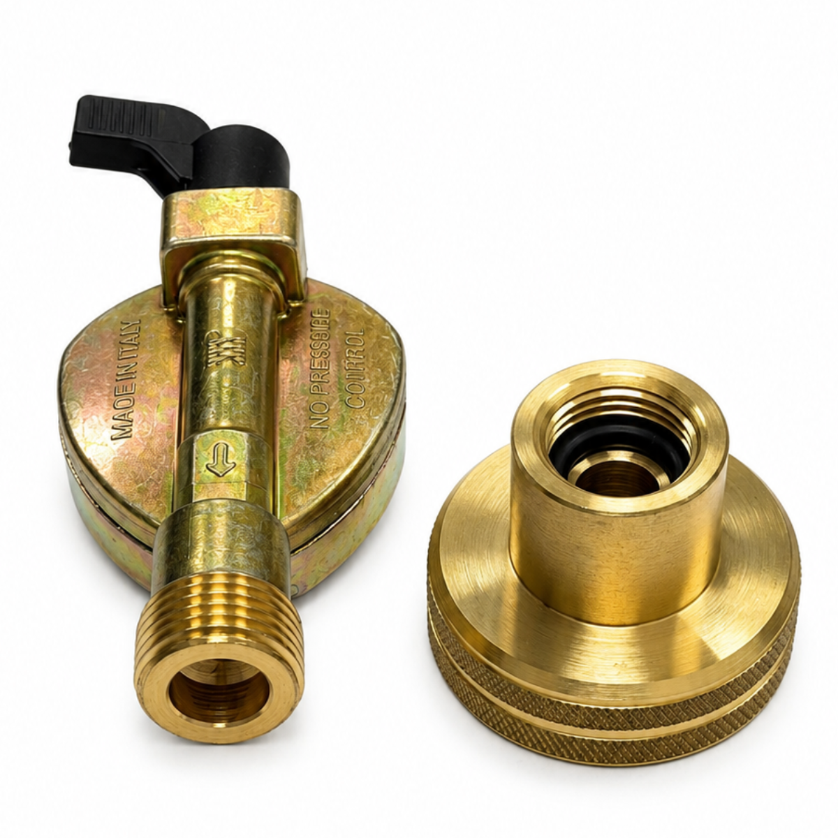 LPG GPL DISH Adaptor to 27mm Clip On 511 Type Adapter Set to Fill Gas Bottles in France, Italy, Bulgaria, East Germany, Sweden, Balkans, Eastern Europe Gas Stations