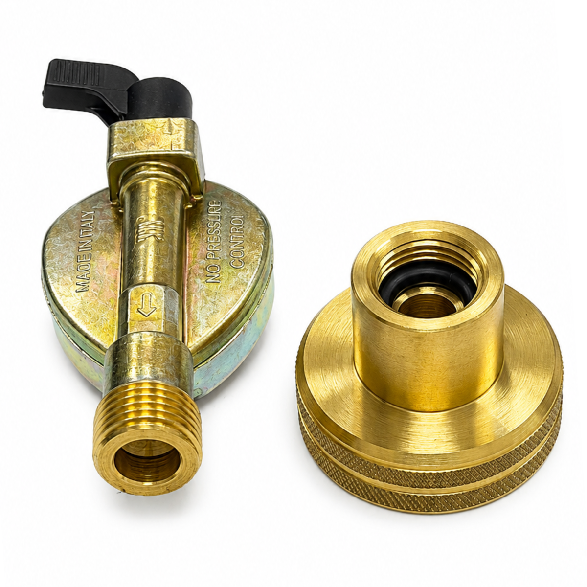 LPG GPL DISH Adaptor to 20mm Clip On 511 Type Adapter Set to Fill Gas Bottles in France, Italy, East Germany, Sweden, Balkans, Eastern Europe Gas Stations