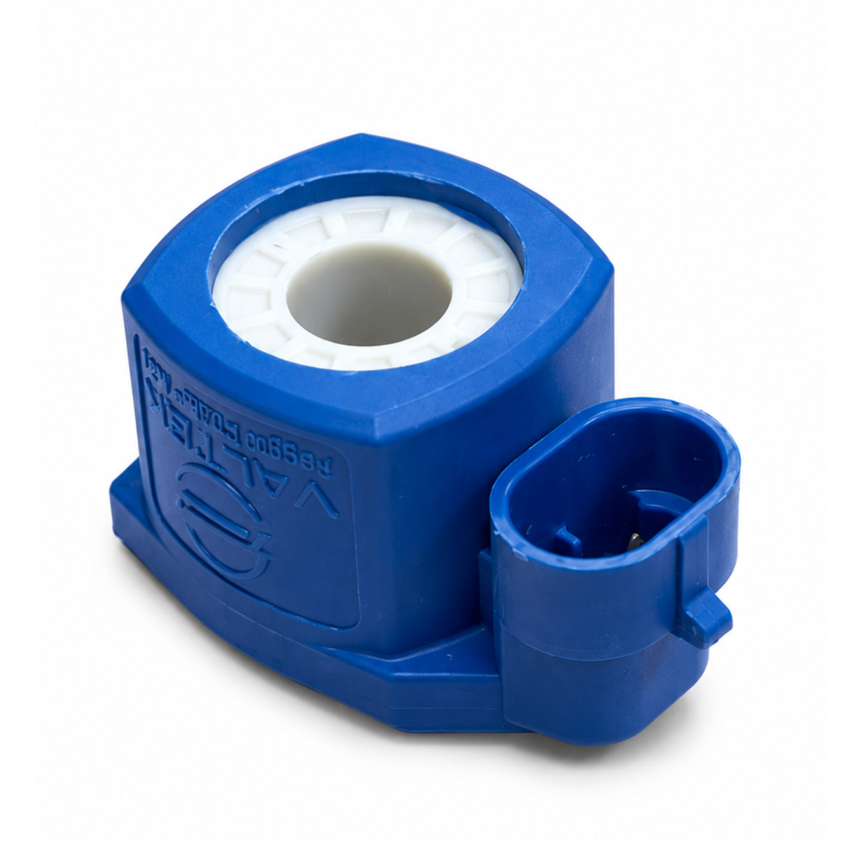 Valtek solenoid coil for shut-off valve 3 ohms blue (AMP + large) 12V 11W