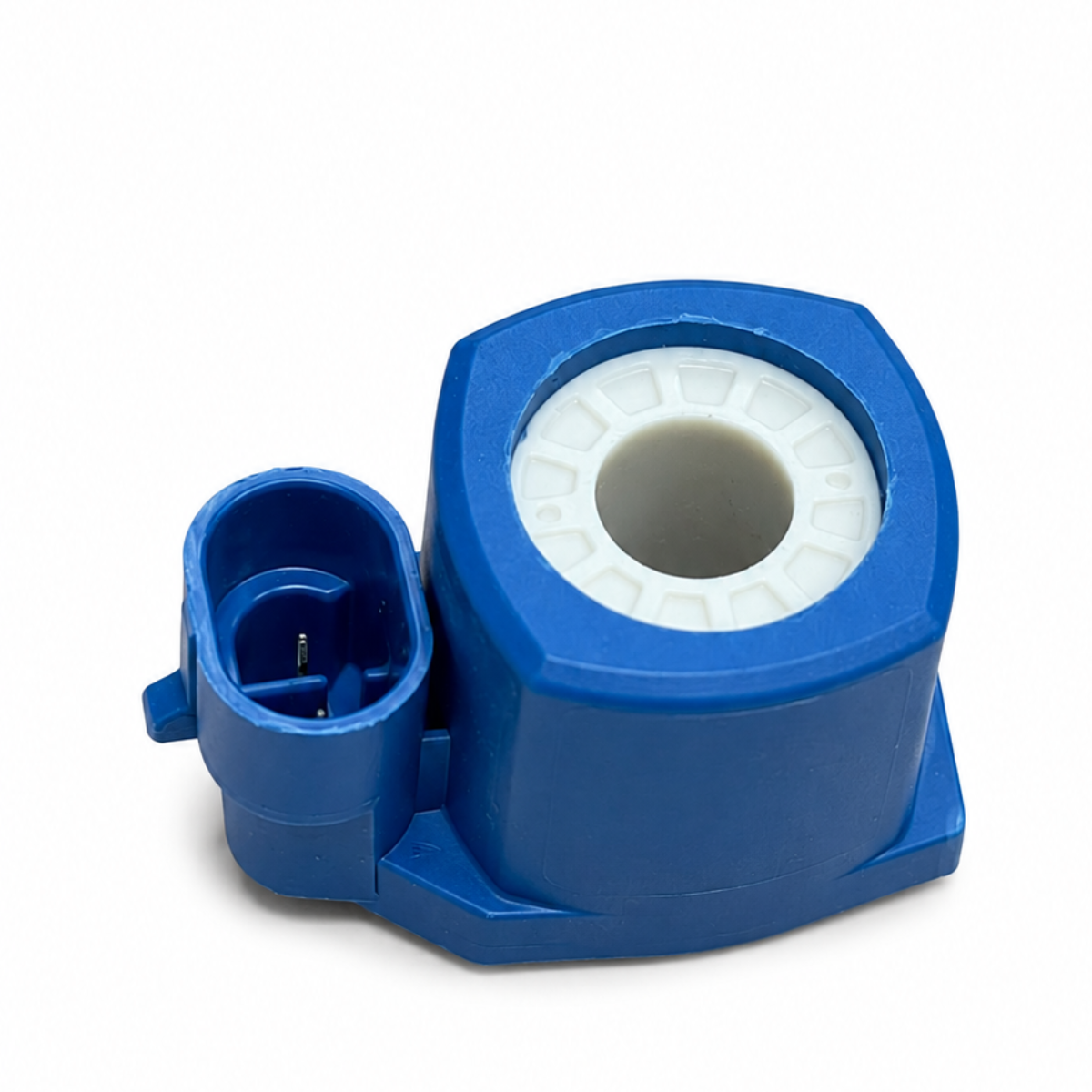 Valtek solenoid coil for shut-off valve 3 ohms blue (AMP + large) 12V 11W