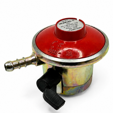 21mm Clip on Butane Regulator Flow rate 1.5kg/h, 8mm nozzle