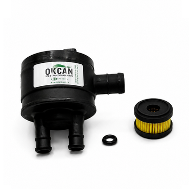 Prins VSI Type LPG Vapour Phase Filter 180/802304 Dual Outlet 16x11x11mm + liquid filter for solenoid valve