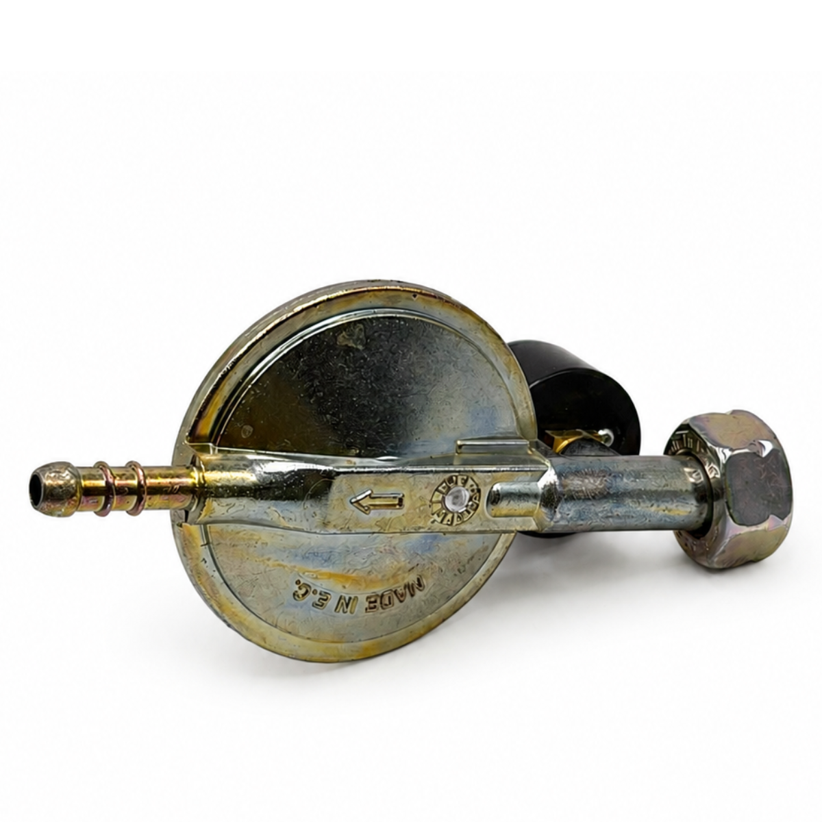 Butane Gas Low Pressure Regulator 21.8mm LH with level gauge 1.5kg/h 29 mbar