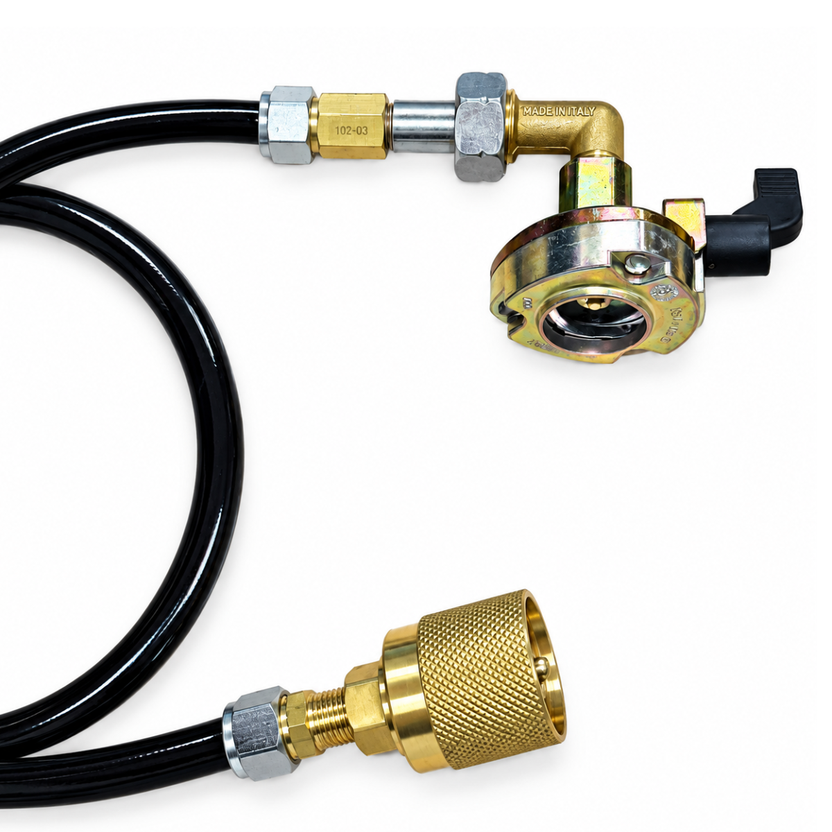 Patio Gas Bottle 27mm clip on Connector To Forklift Gas Bottle