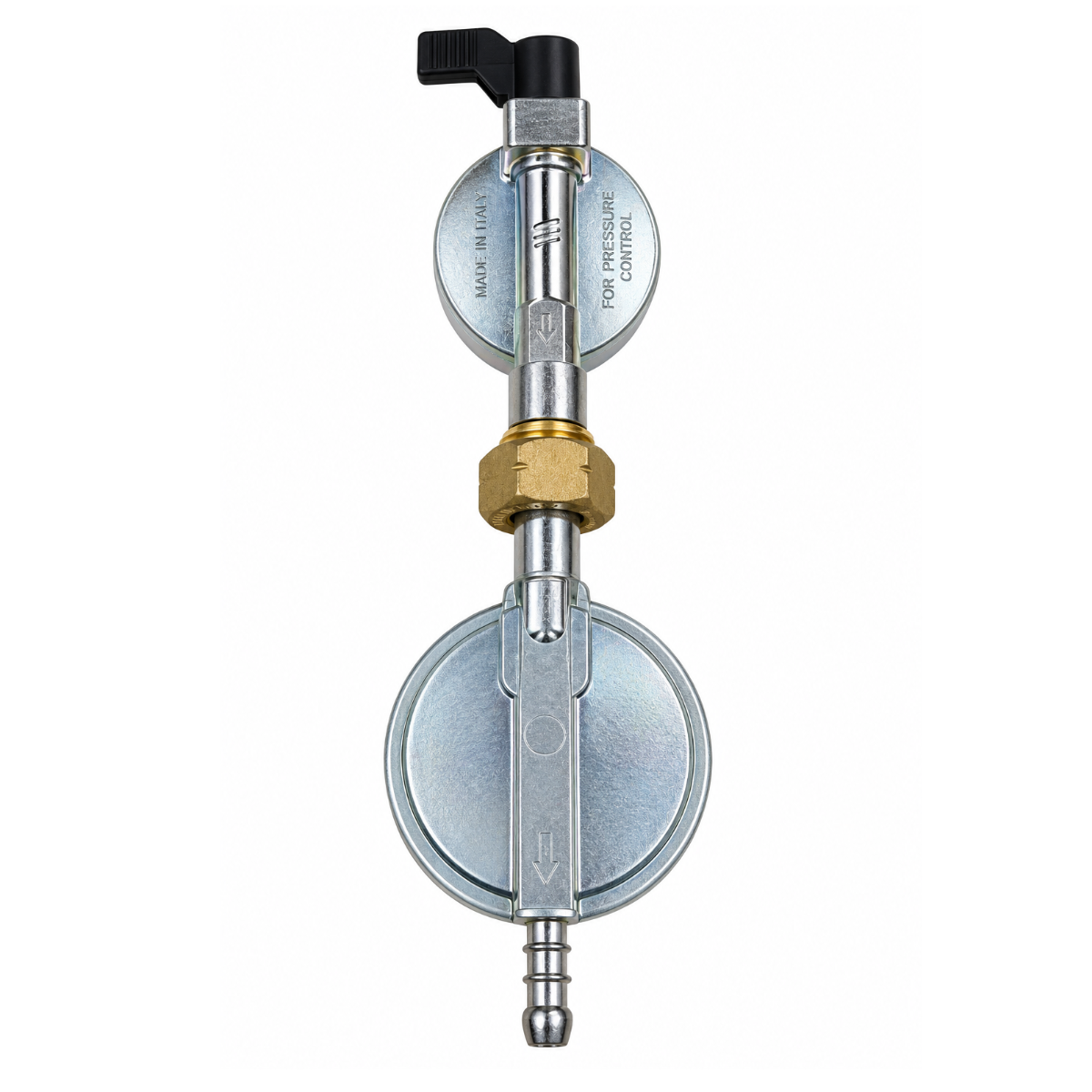 21mm Clip On Gas Cylinder Adapter Set with 29Mbar Butane Gas Regulator