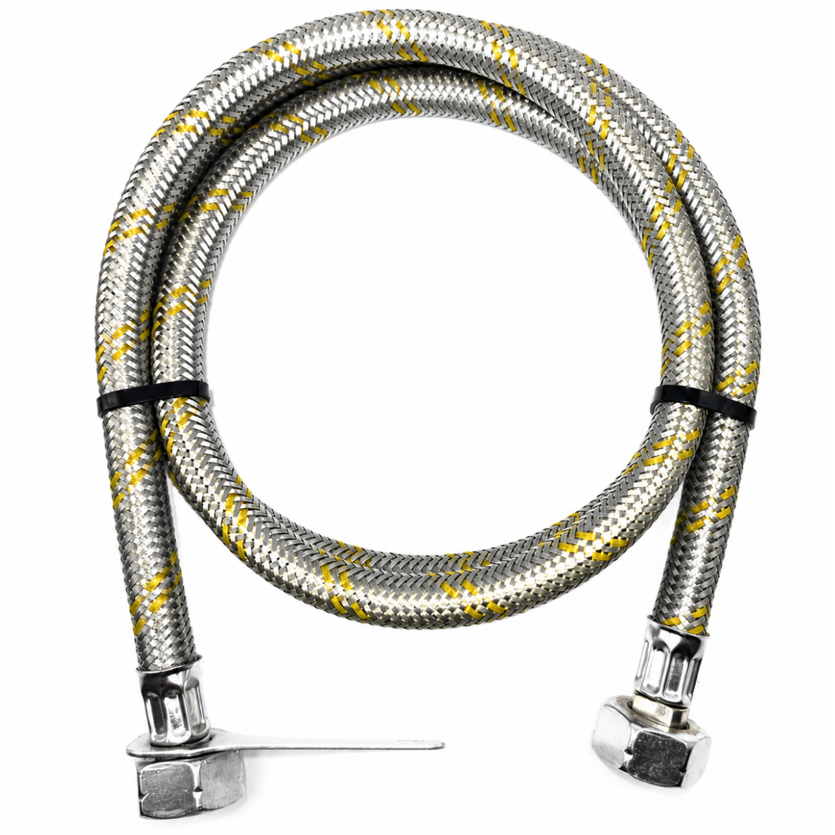 LPG Propane Butane Refill Hose  UK 5/8" POL LH Male to 21.8mm LH Connector