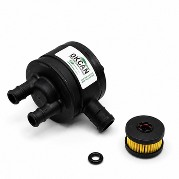 Prins VSI Type LPG Vapour Phase Filter 180/802304 Dual Outlet 16x11x11mm + liquid filter for solenoid valve