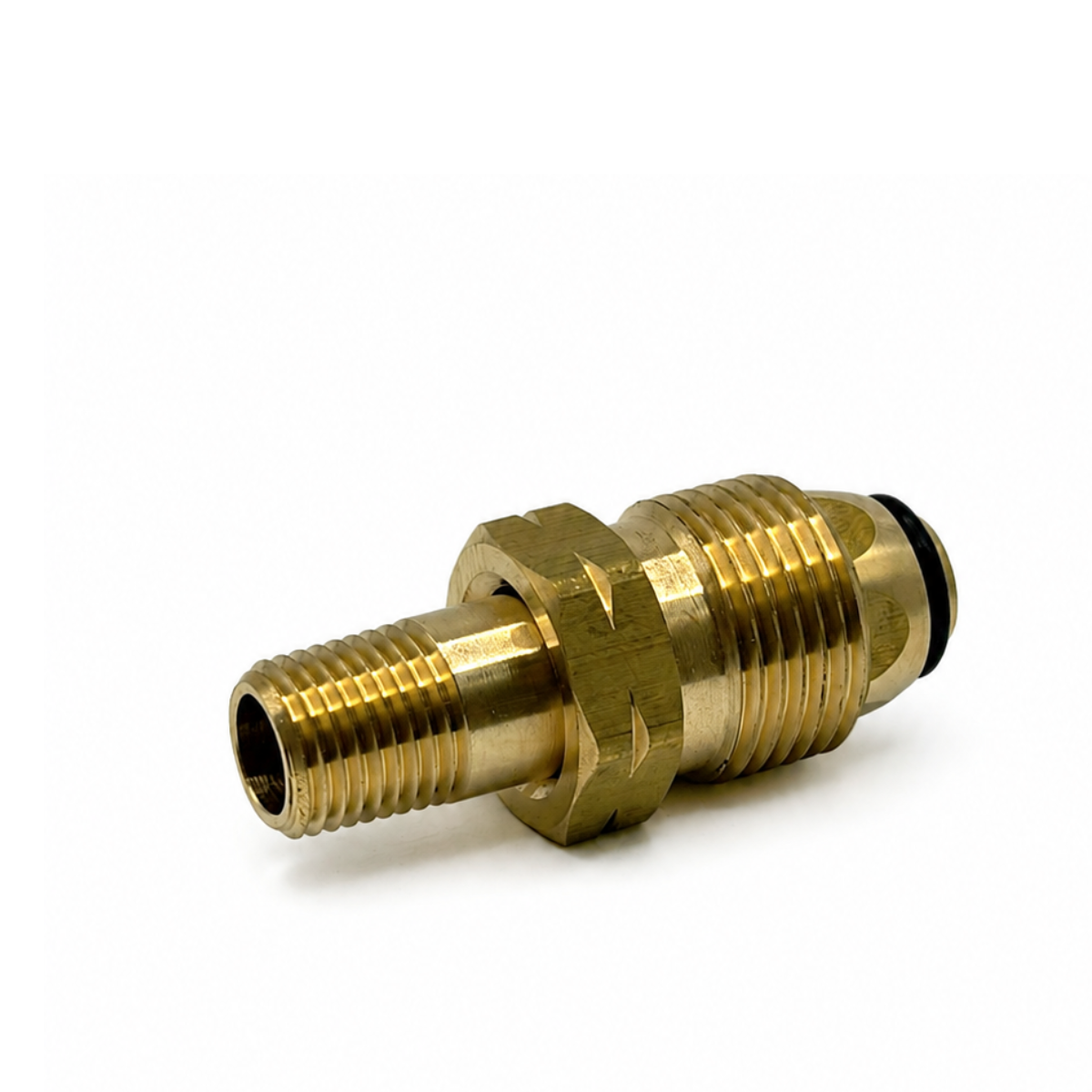 Pigtail to connect propane gas bottle to motorhome, caravan pressure regulator POL 5/8"LH x W20 RH