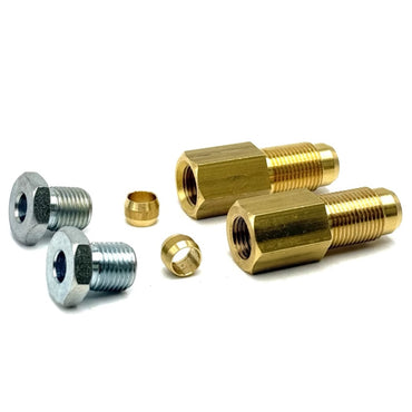 2 x LPG gpl Autogas 8mm to 6mm Flexi, copper, Hose Fitting Connector stepper.