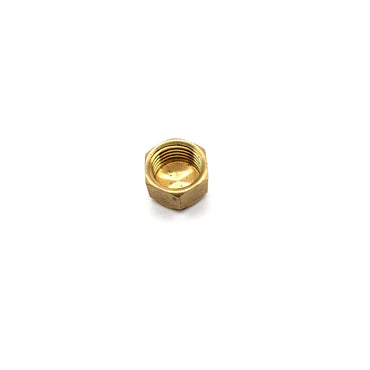LPG 1/4" Bsp Brass Blanking Cap Stop End