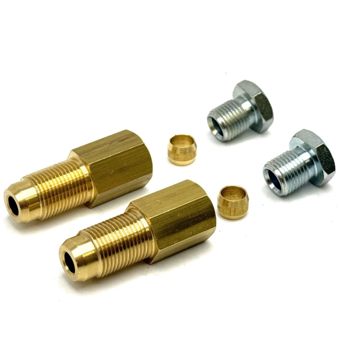 2 x LPG gpl Autogas 8mm to 6mm Flexi, copper, Hose Fitting Connector stepper.