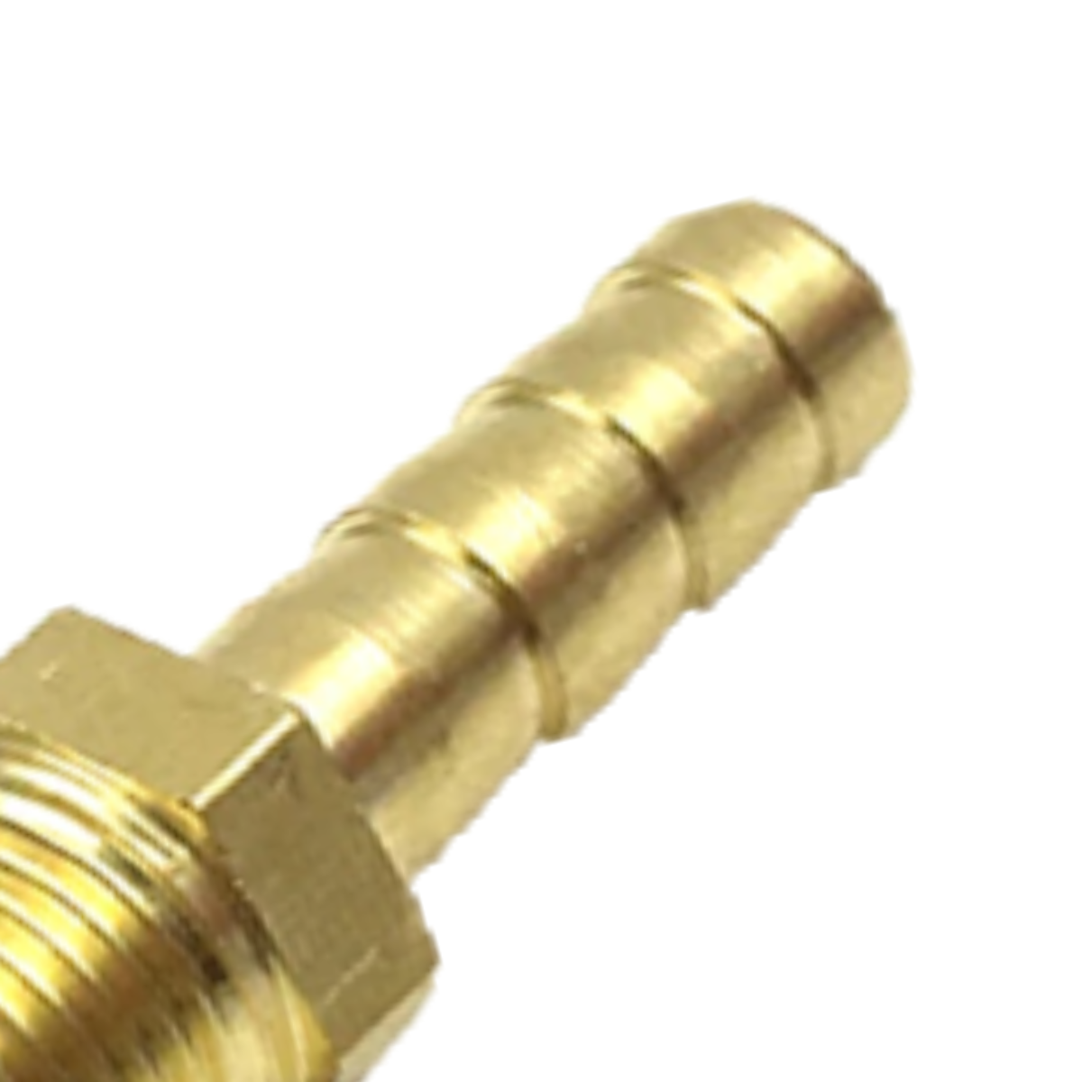 Fulham Barbed Gas Lpg Hose Pipe Nozzle - MALE 1/4" BSP F x 8mm