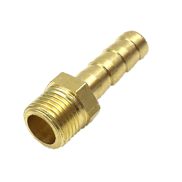 Fulham Barbed Gas Lpg Hose Pipe Nozzle - MALE 1/4" BSP F x 8mm