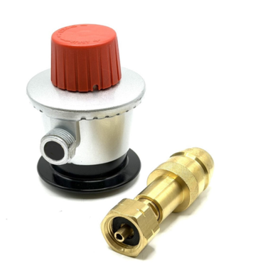 LPG Clip-on adapter Jumbo 35mm Unreduced Pressure G.56 x G.2 (W21.8 x 1/14'') Refill Propane Butane Gas Bottles Cylinders with SPAIN Adaptor