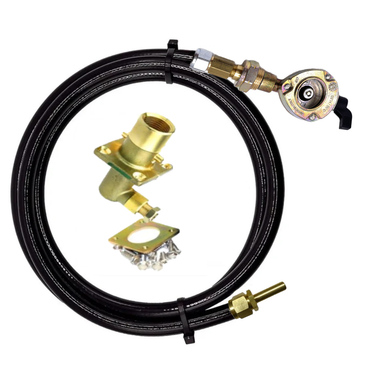 LPG Gas Propane Remote Refill Adaptors To Refill 27mm Clip On Type Cylinders, set