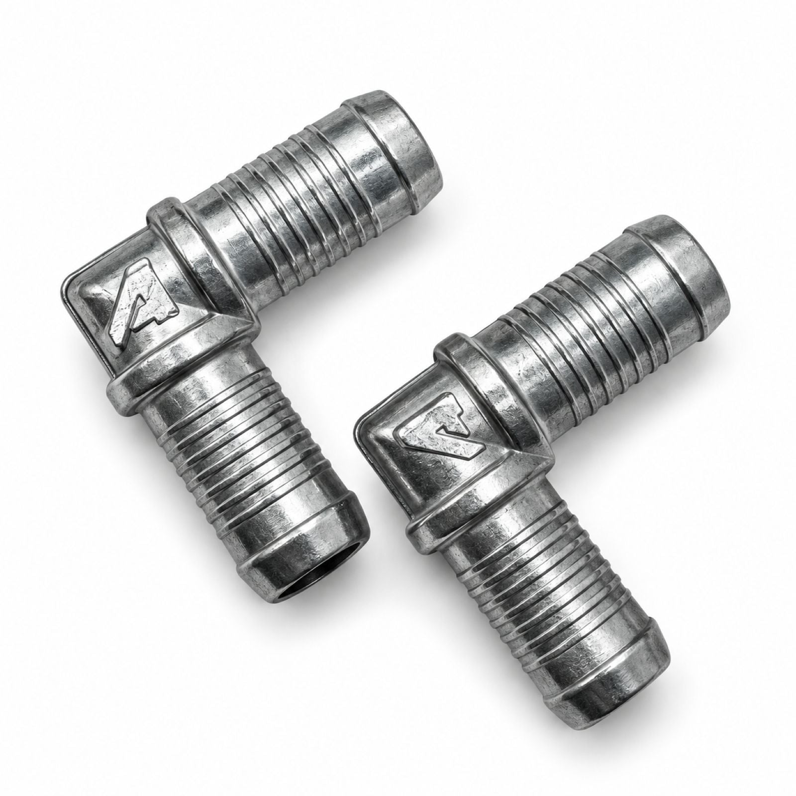 2PCS 16mm x 16mm Barbed Elbow Hose Connector Fitting Adapter 90 Degree