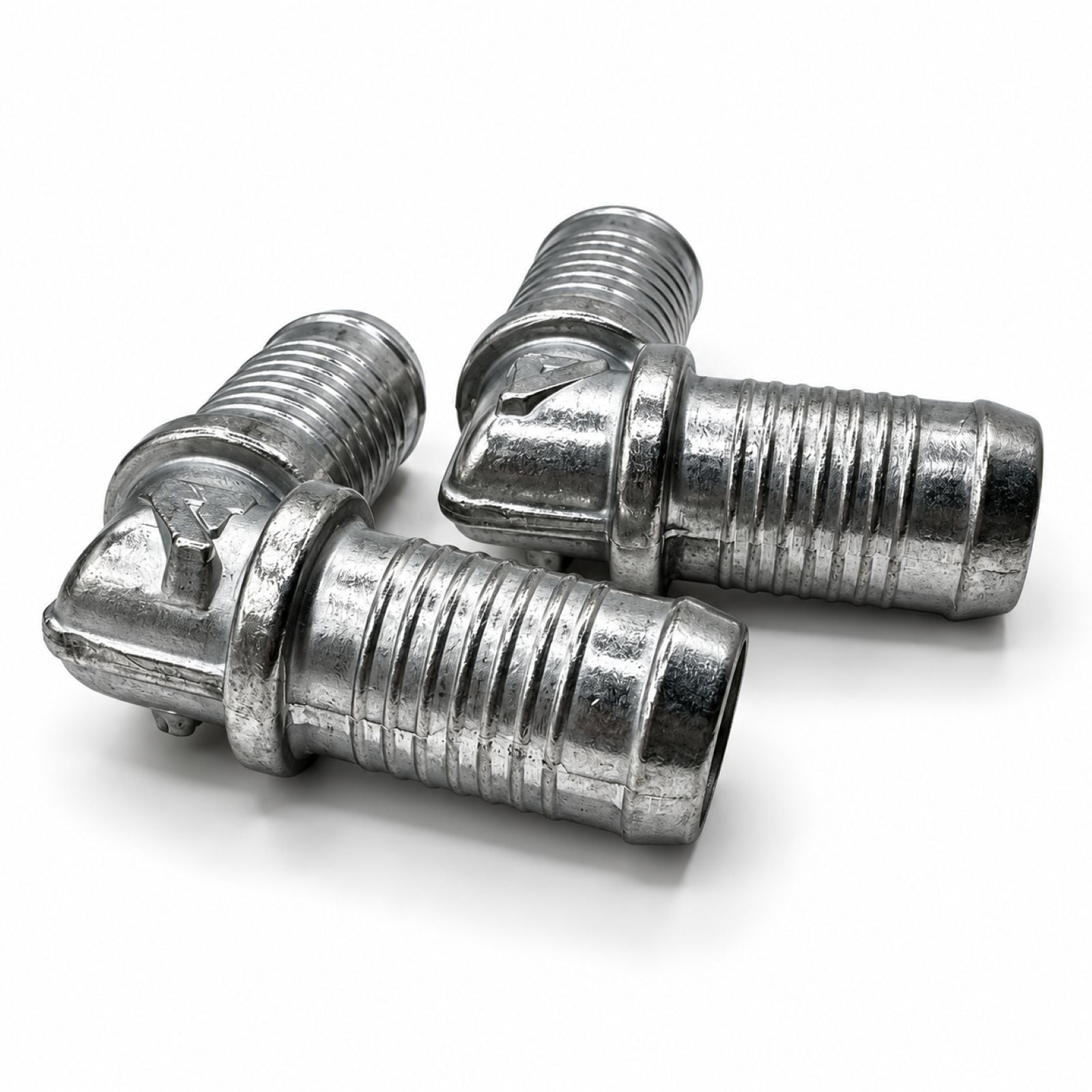 2PCS 16mm x 16mm Barbed Elbow Hose Connector Fitting Adapter 90 Degree
