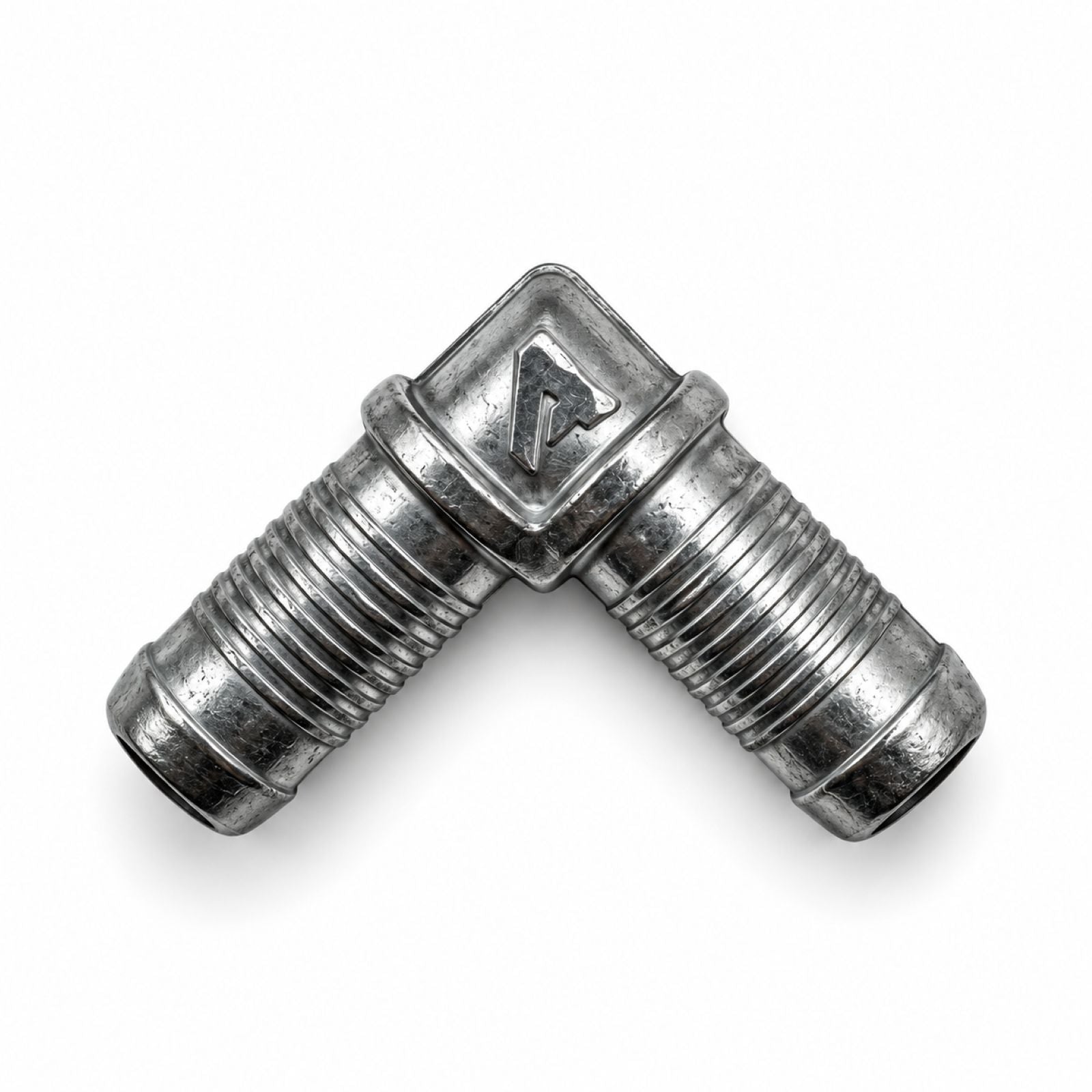 2PCS 16mm x 16mm Barbed Elbow Hose Connector Fitting Adapter 90 Degree