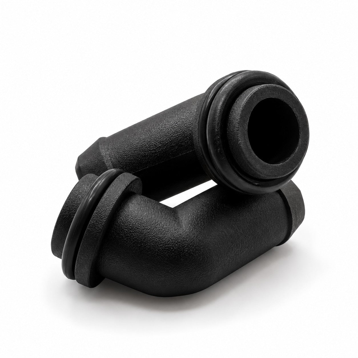 2x 11mm LPG Reducer Plastic Elbow Connectors with Rubber Seals