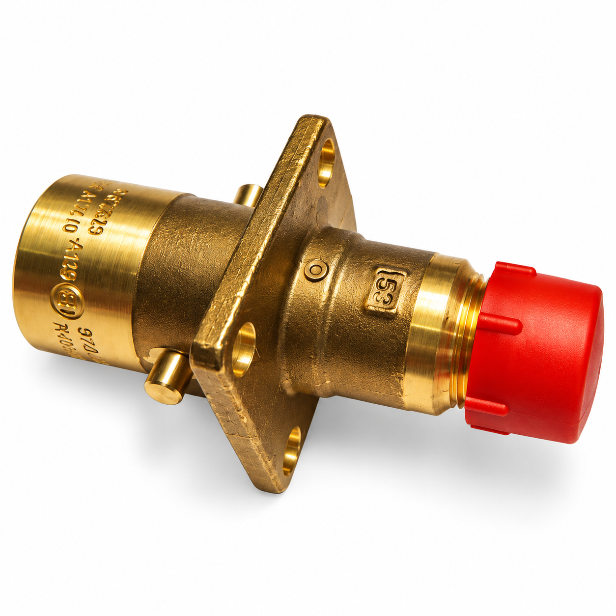 LPG GPL UK Bayonet Non Return Valve Gas Filling Point Adapter To JIC