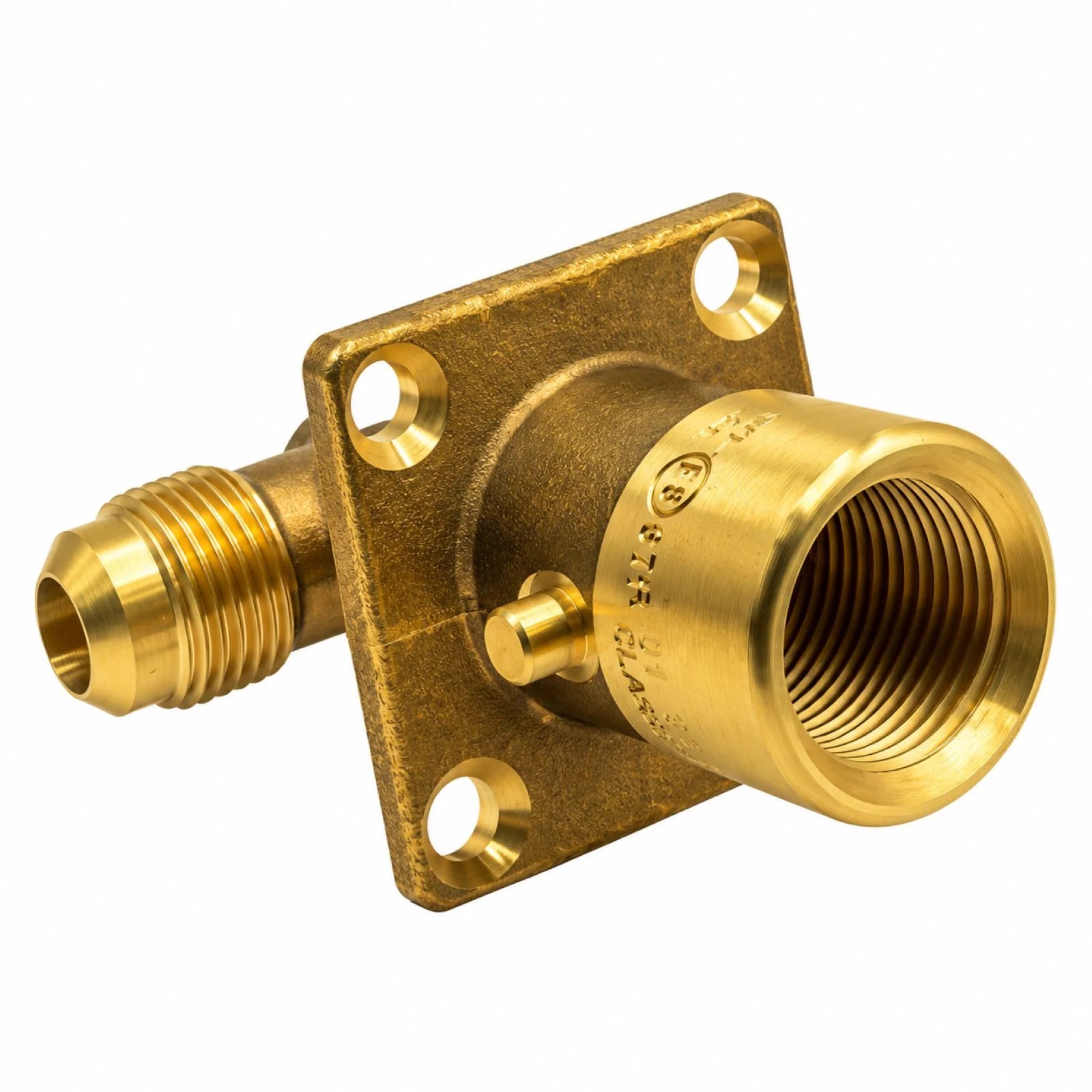 LPG Autogas  Bayonet Angled NRV Filling valve Jic  3/4" UNF x 21.8 mm Right hand with White Fitting Box 70 mm
