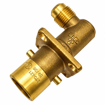 LPG Autogas  Bayonet Angled NRV Filling valve Jic  3/4" UNF x 21.8 mm Right hand with Black Fitting Box 70 mm