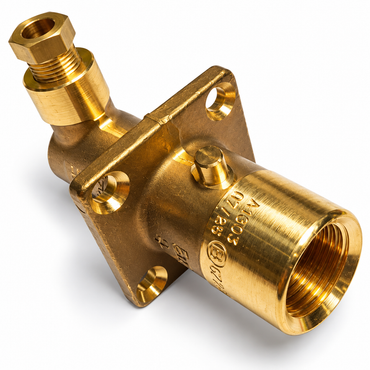 UK Elbowed Bayonet Type Filling Point to 8mm Copper pipe or Brass fittings