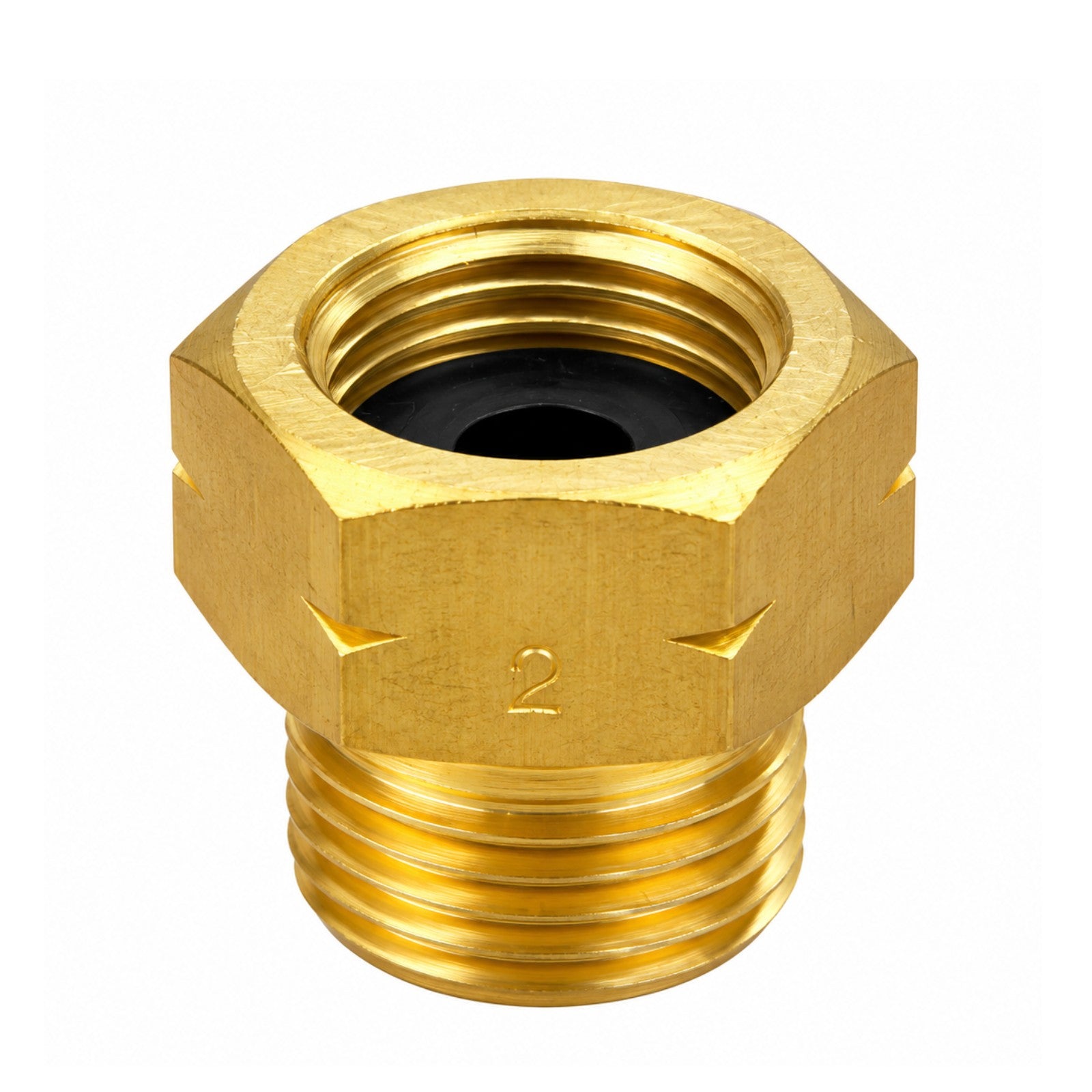 Italian Greek Austrian Gas Bottle Adapter No.2 21.8mm M KLF x 20mm F LH Gas Extraction Adapter W20 x 1/14"