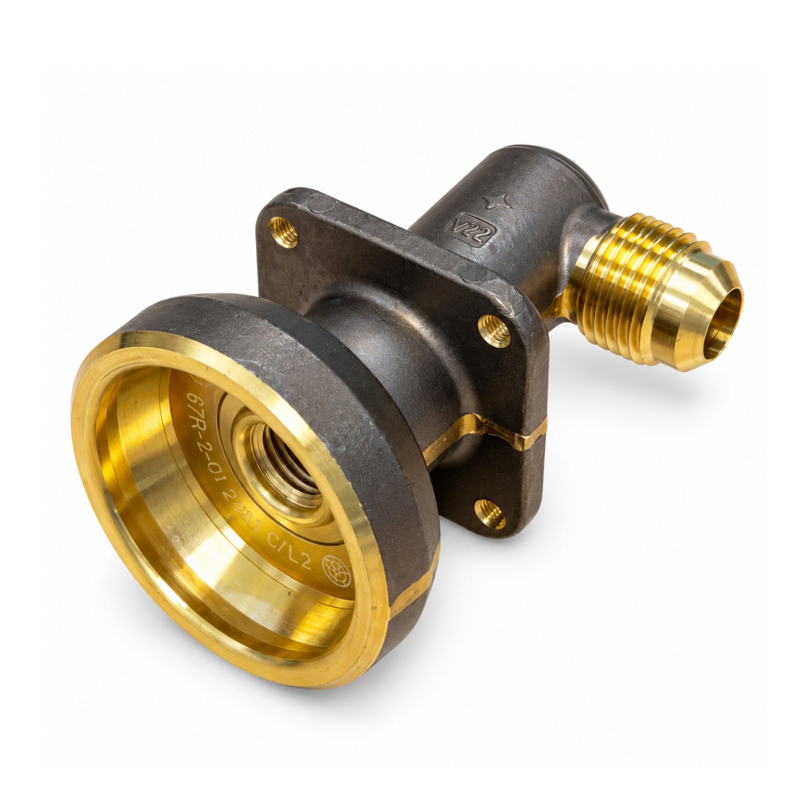 LPG DISH Filling Point 90° External Housing for Filling Hose Connection
