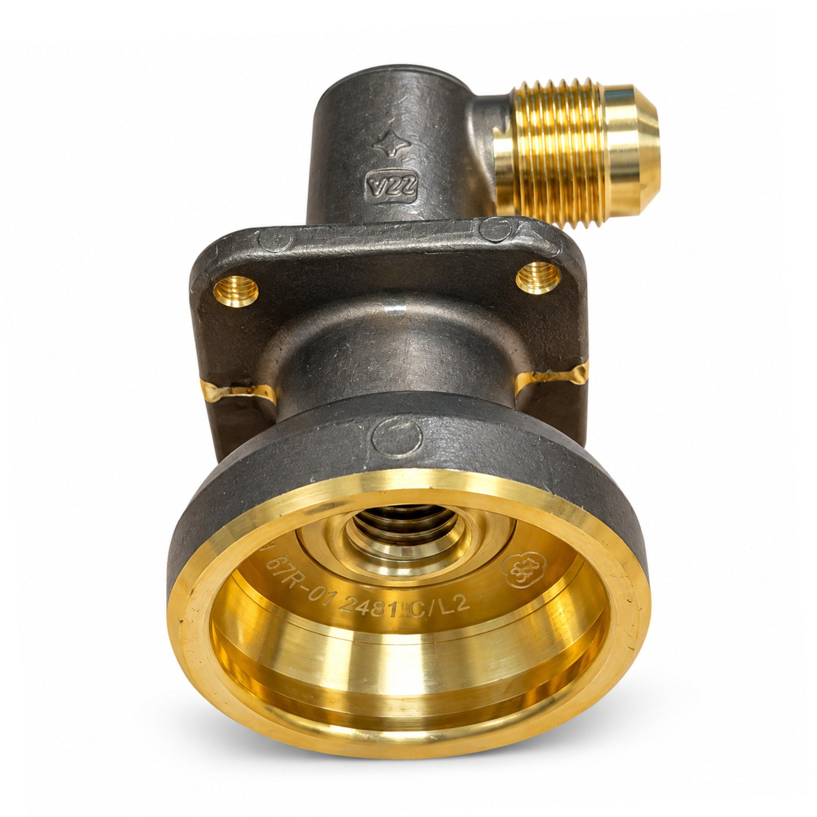 LPG DISH Filling Point 90° External Housing for Filling Hose Connection