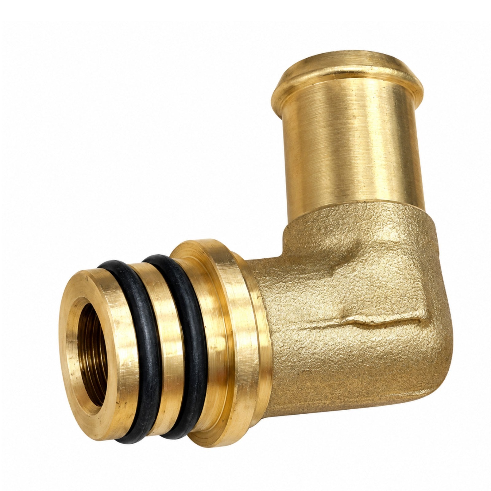 2x Brass Water Coolant Elbow Connectors 16mm to 19mm for KME PRINS VSI LPG Reducer