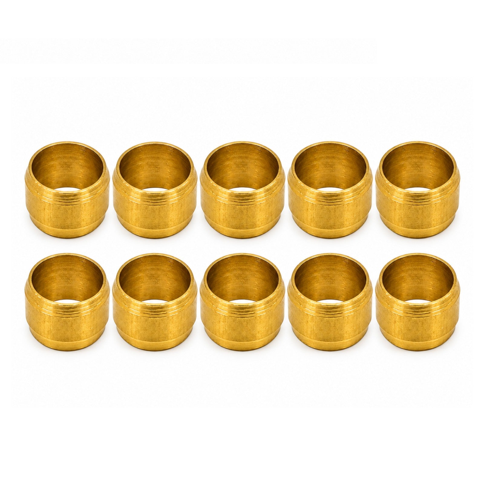 8mm Olive Ring LPG Gas Pipe Compression Fitting Brass Sealing Olive x10