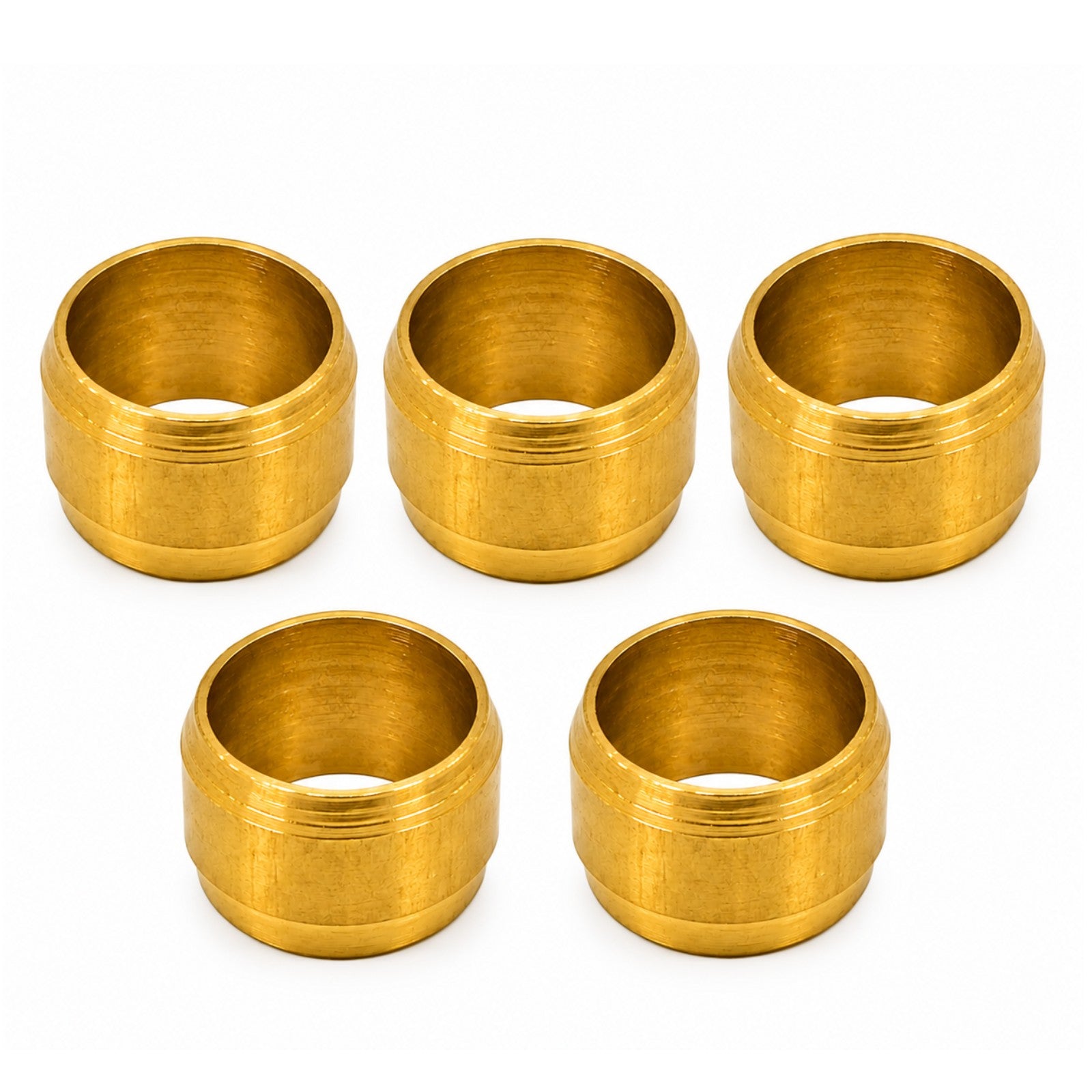 8mm Olive Ring LPG Gas Pipe Compression Fitting Brass Sealing Olive x10