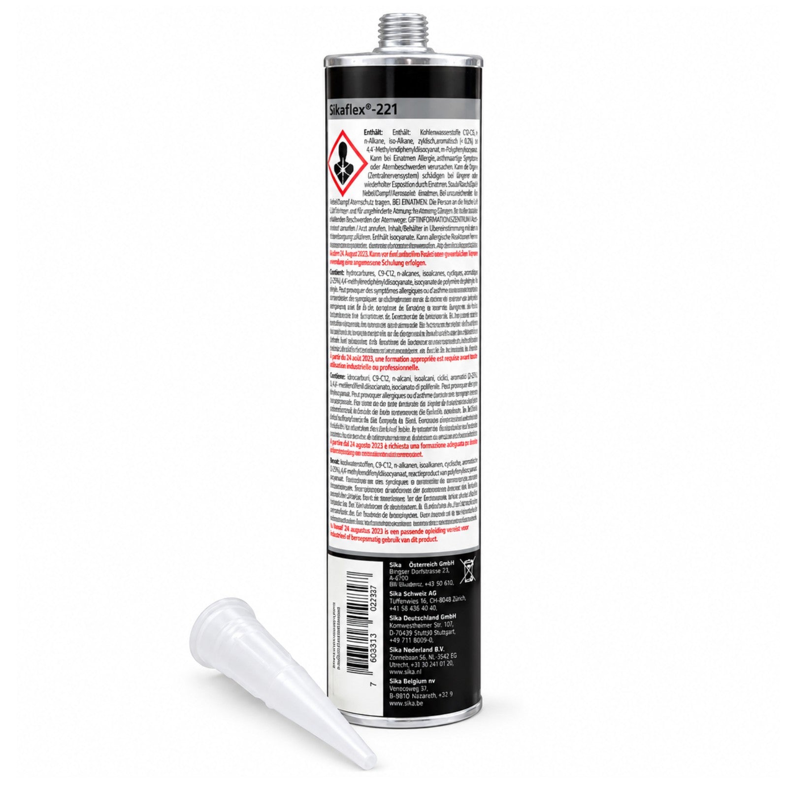 x3 Sikaflex 221 White Silicone Sealant Adhesive Motorhome Caravan Bathroom
