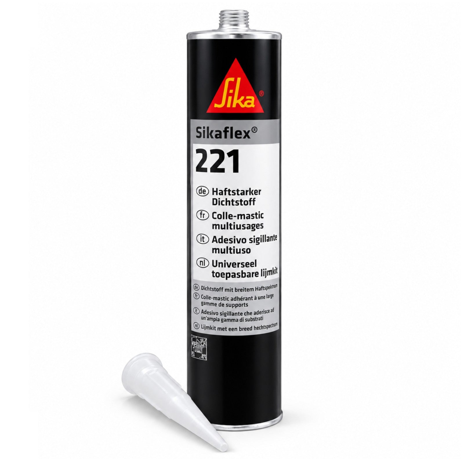x3 Sikaflex 221 White Silicone Sealant Adhesive Motorhome Caravan Bathroom