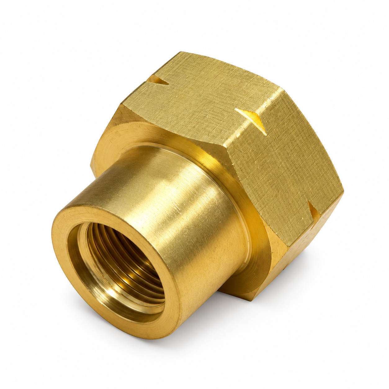 D3 LPG Gas Filling Connector W21.8×1 LH to M14×1.5 RH Brass Adapter
