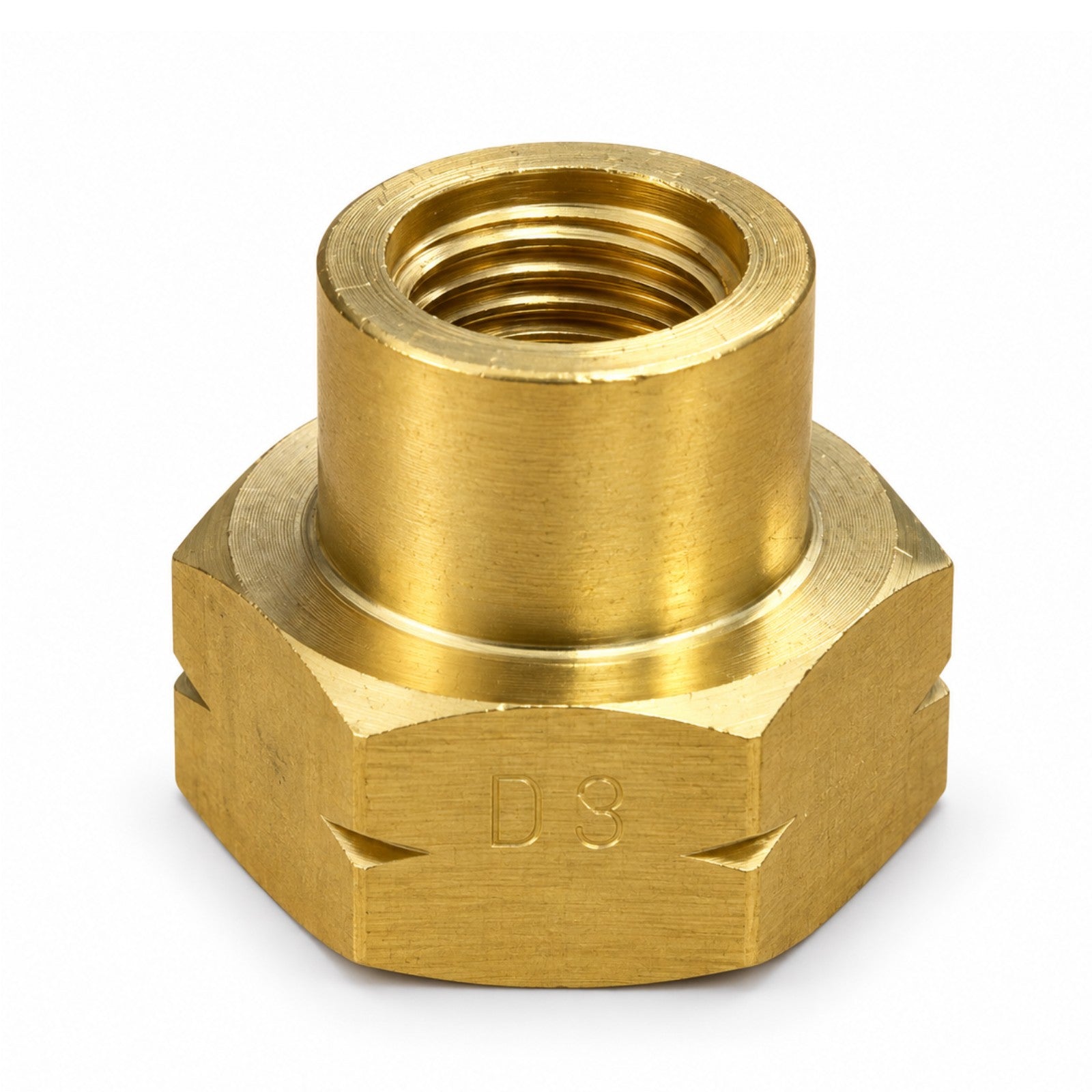 D3 LPG Gas Filling Connector W21.8×1 LH to M14×1.5 RH Brass Adapter