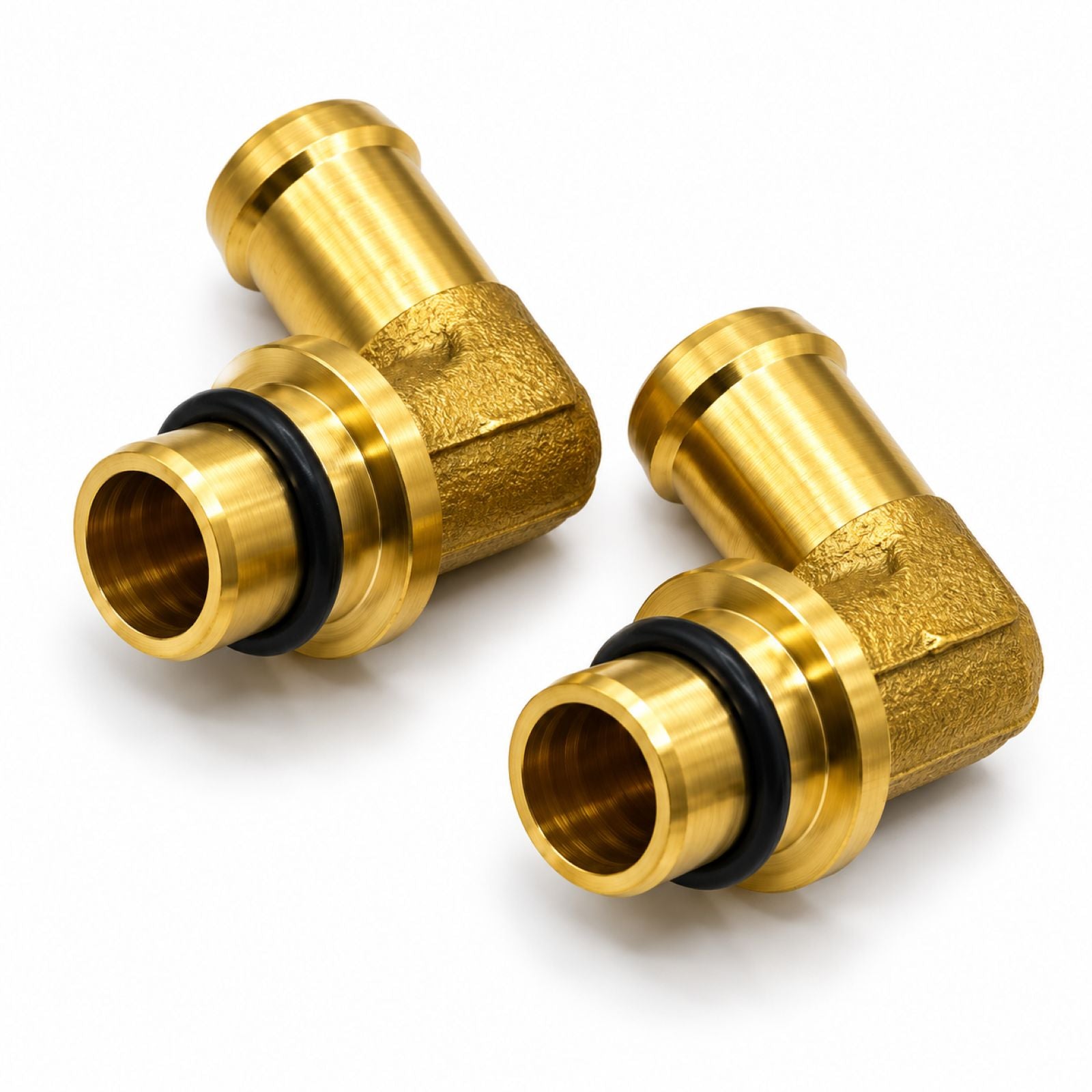 x2 Landi Renzo Li02  LPG Reducer 90° Brass Water Elbow Fittings